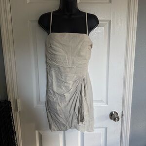 NWT Edit By Nine Chic Beige Spaghetti Strap Mini Dress - size M